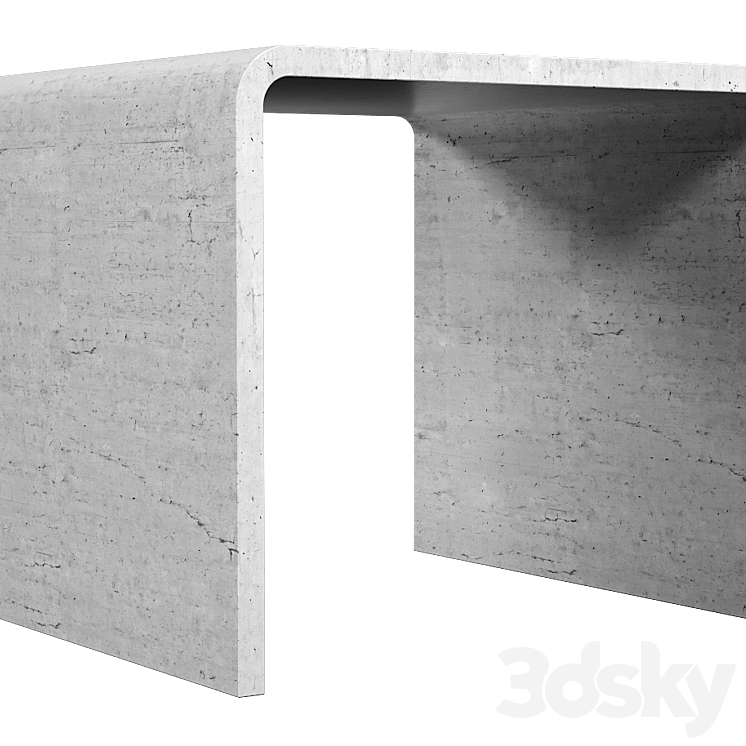 concrete table Table 3D model
