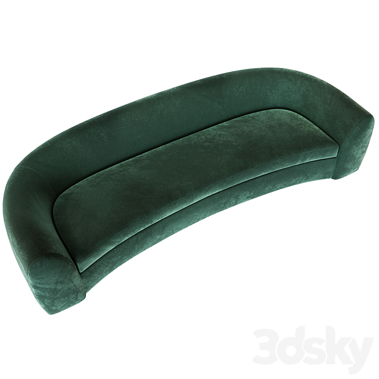 Chubby sofa 3DS Max Model - thumbnail 2