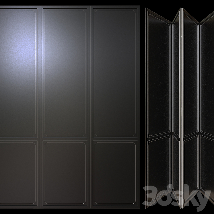 Shutters door 3D Model