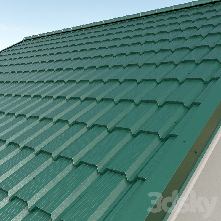 Metal Cascade 3D Model