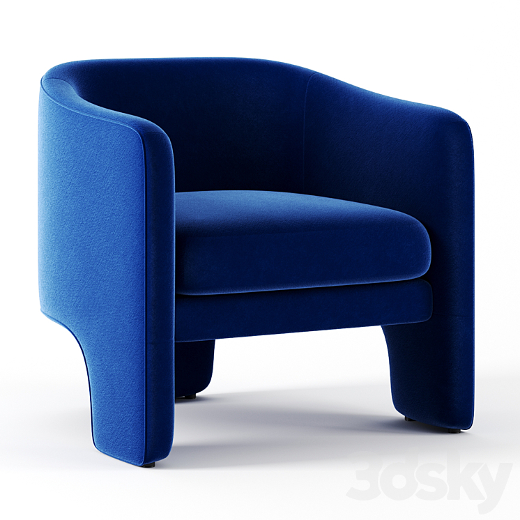 Effie Tripod Chair by Antropologie 3DS Max - thumbnail 1