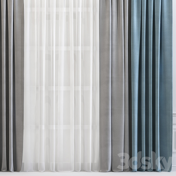 Curtain 602 3D Model