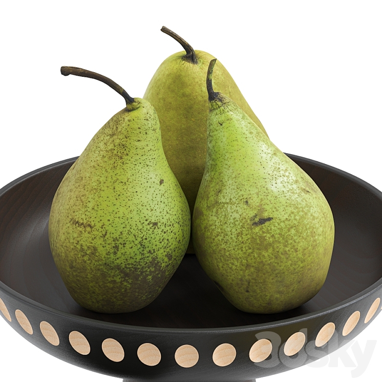 Fruit bowls 3D Model Free