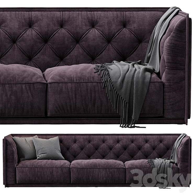 Napoleon Sofa 3D Model