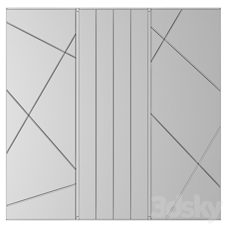 Wall Panel No. 68 3D Model