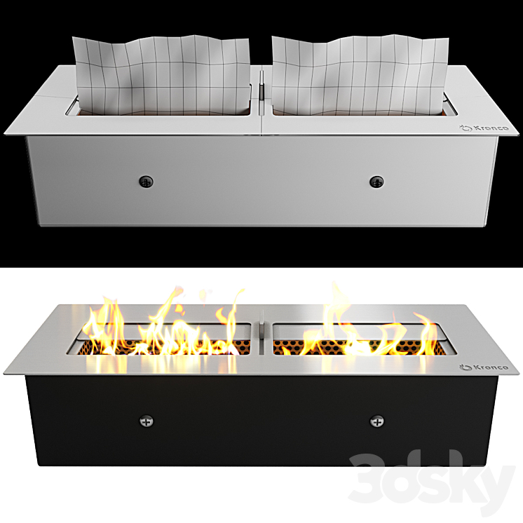 Blocks for biofireplaces 3D Model