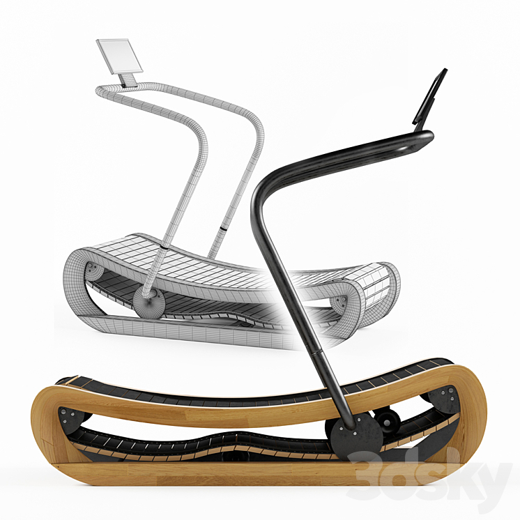 Treadmill nohrd 3D Model