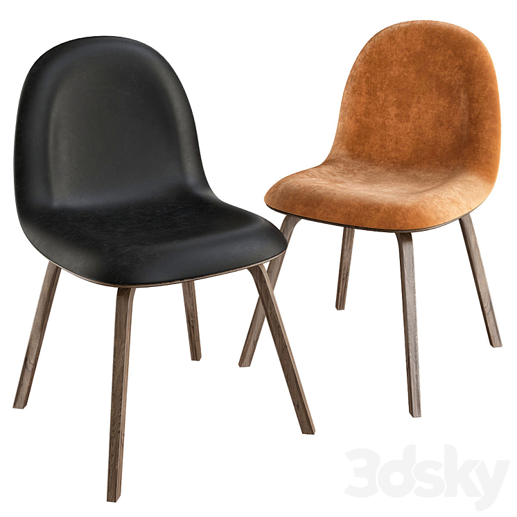 Gubi Chair Designed by Boris Berlin 3DS Max - thumbnail 1