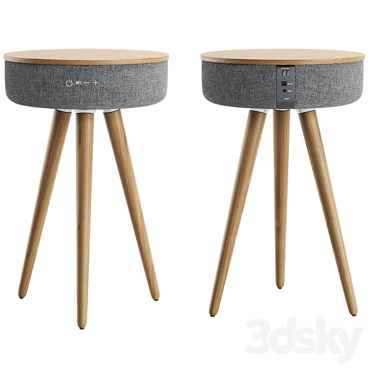 Mersenne speaker table 3D Model