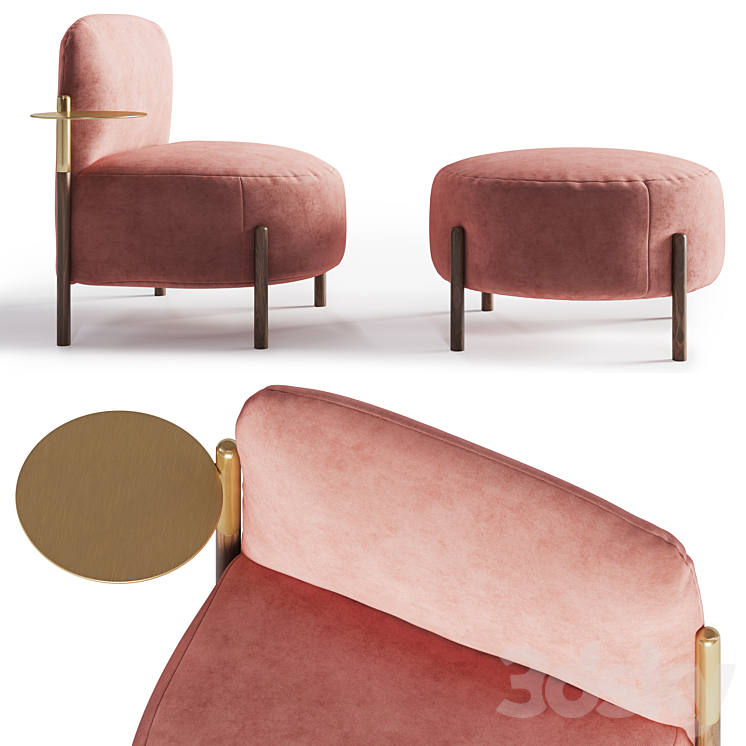 Bolzan Letti Flag Chair 3D Model