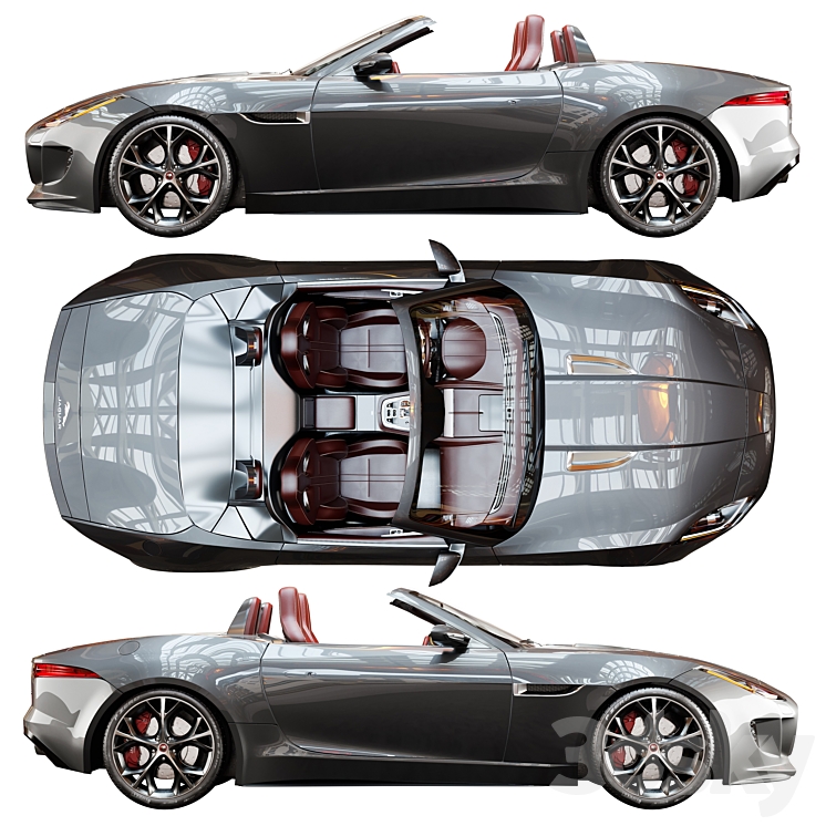 Jaguar F_TYPE 3D Model