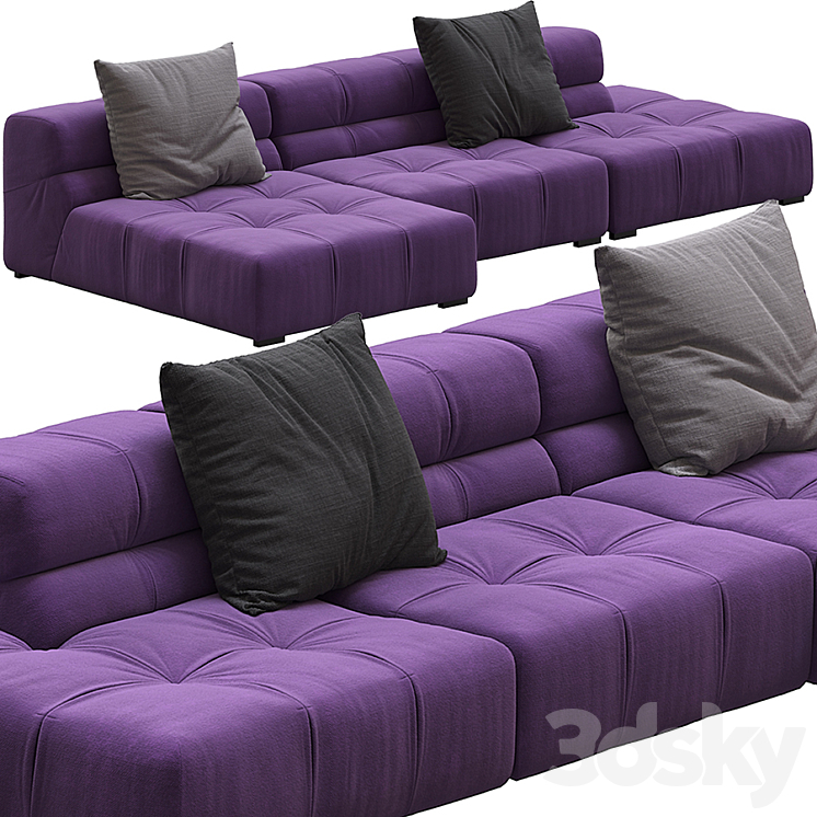 Tufty-time sofa 3D Model