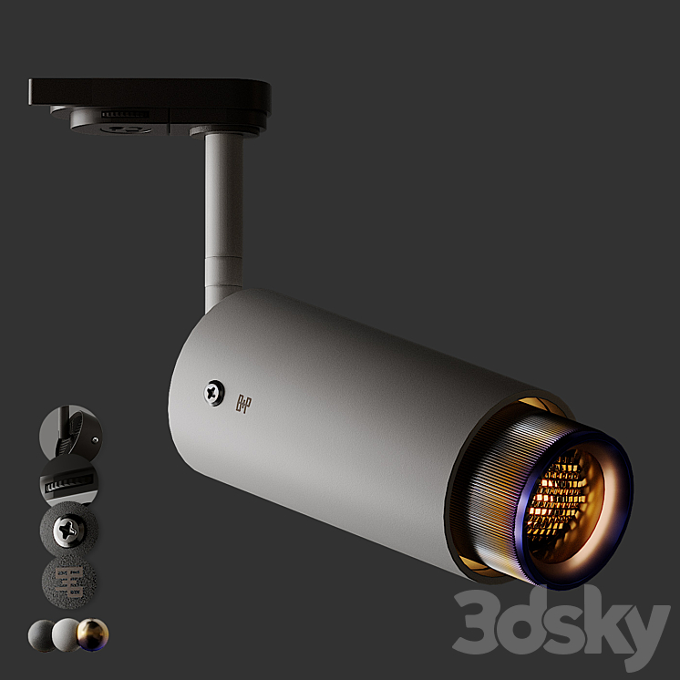 Exhaust Track by Buster and Punch 3D Model