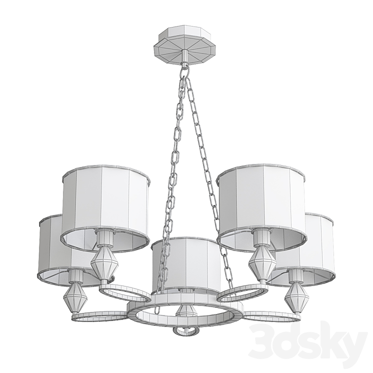 Chandelier luxe 3DS Max - thumbnail 2