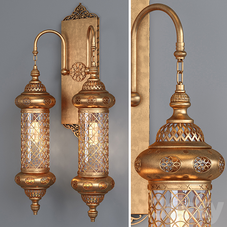 Moroccon Wallights_04 3D Model