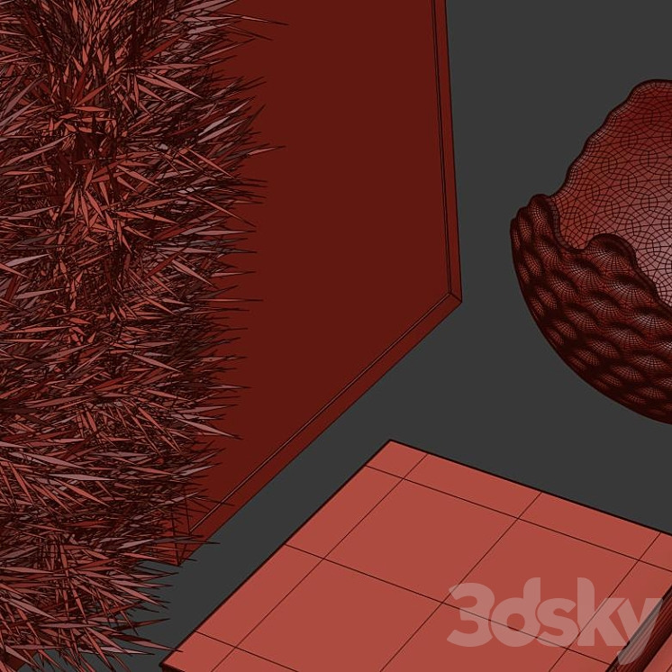 PAMPAS SET DECOR 2 3D Model