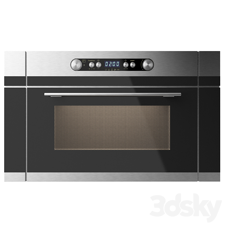 Ikea Nutid Microwave Oven Kitchen appliance 3D model