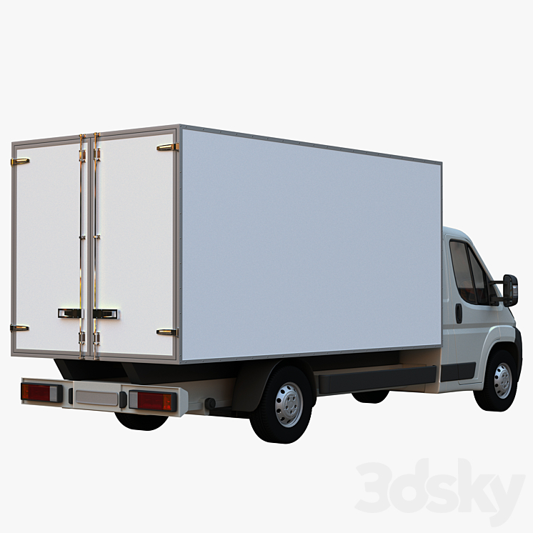 L4H1 truck isothermal van 3D Model