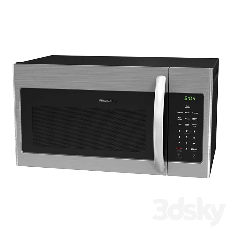 Frigidaire 1.6 Cu. Ft. Over-the-range microwave 3DS Max - thumbnail 1