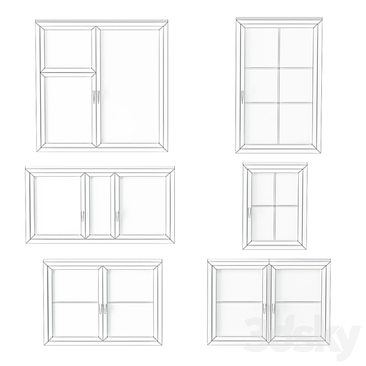 Window Collections No. 7 3D Model