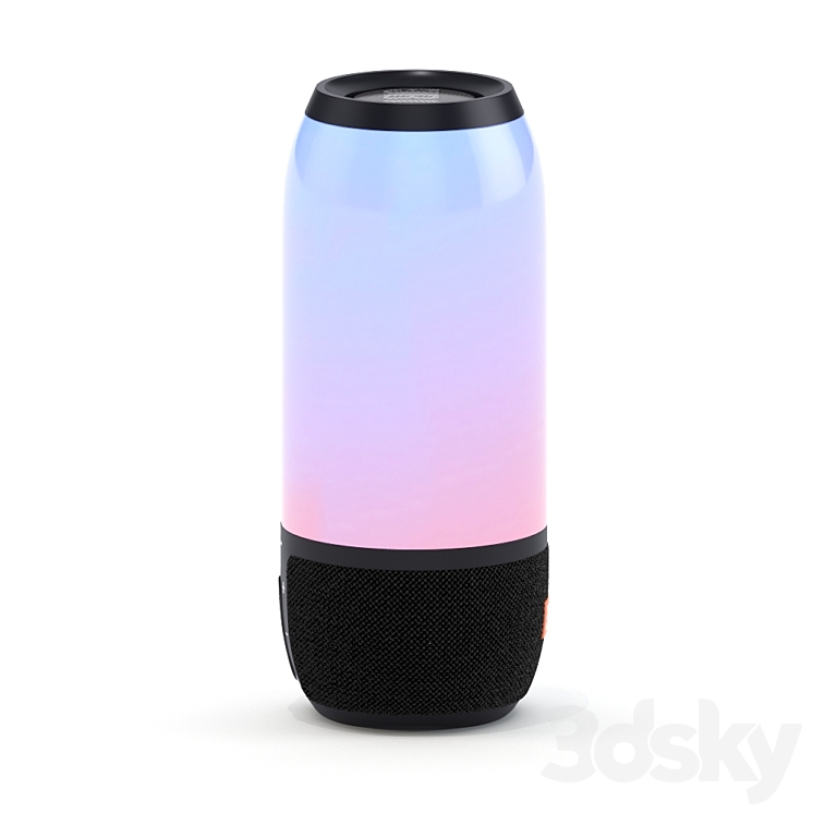 Portable speakers JBL Pulse 3 Black 3D Model