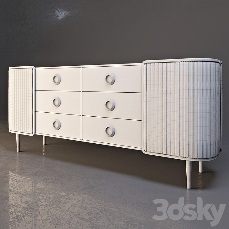 Essential Home | DAVIS SIDEBOARD 3D Model