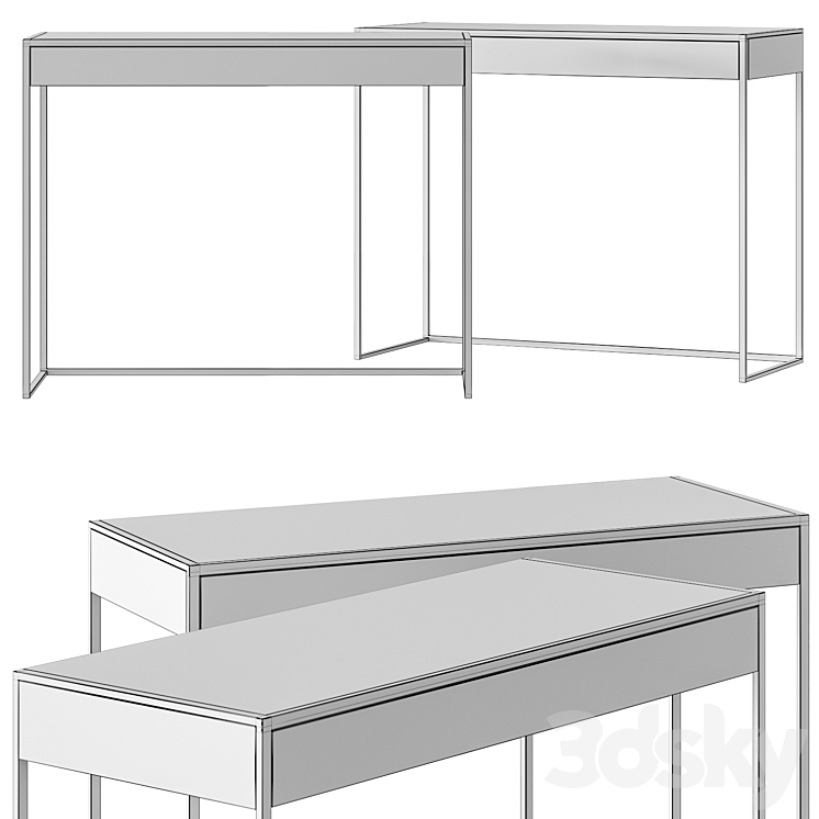 Yomei Smart Console Table 3D Model