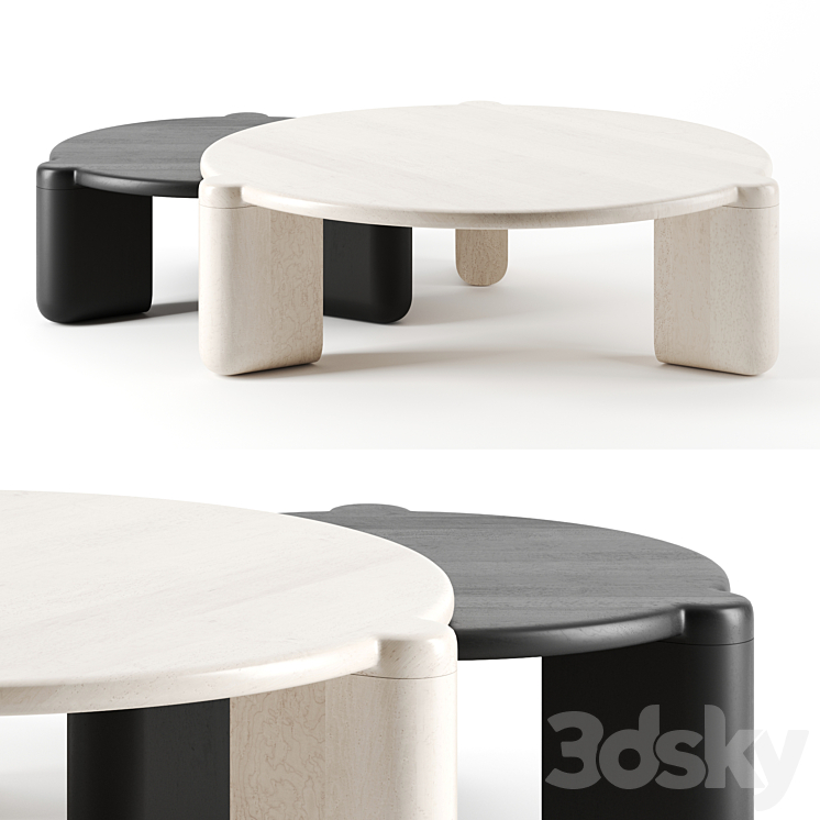 Bone coffee table by Radnor 3DS Max - thumbnail 1
