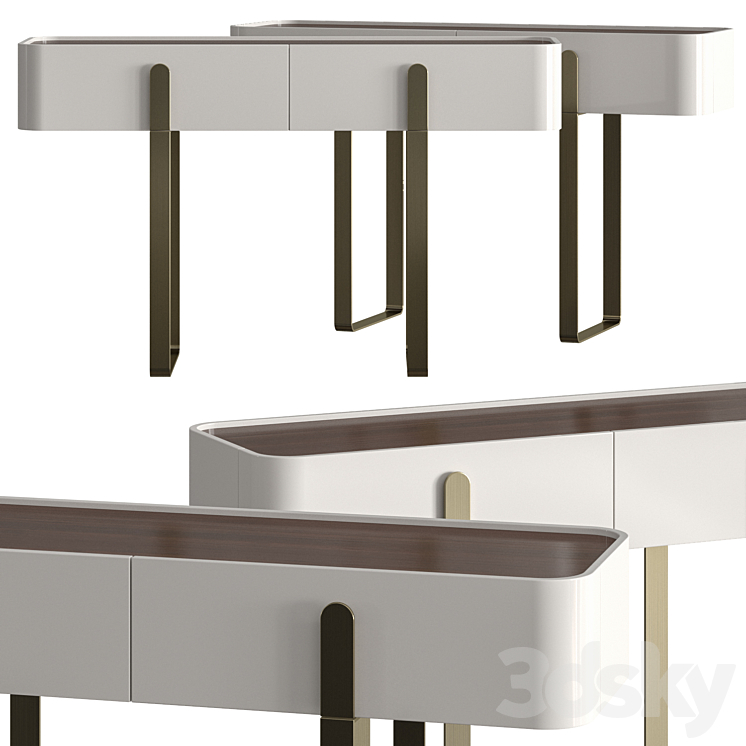 Capital Collection Eden Console Table 3DS Max - thumbnail 1