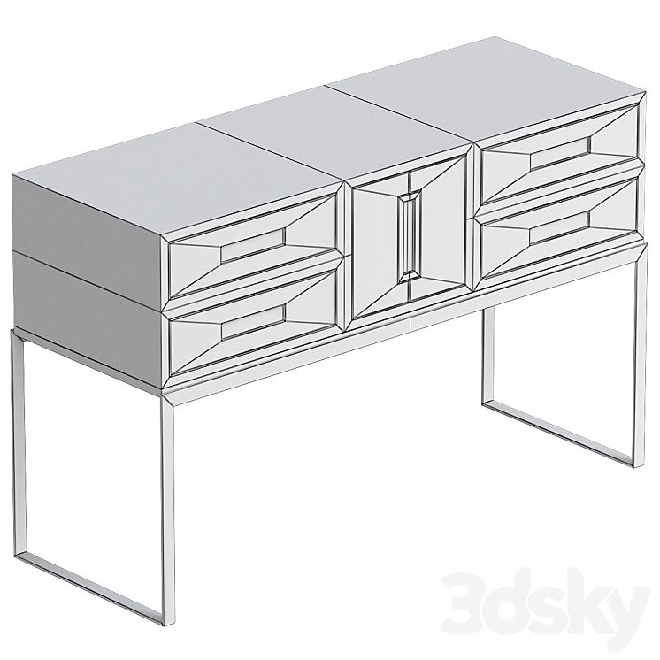 Gardner Console Table Frato Interiors 3DS Max - thumbnail 2