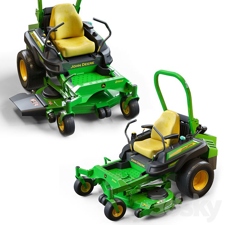 Garden tractor Z994R 3D Model
