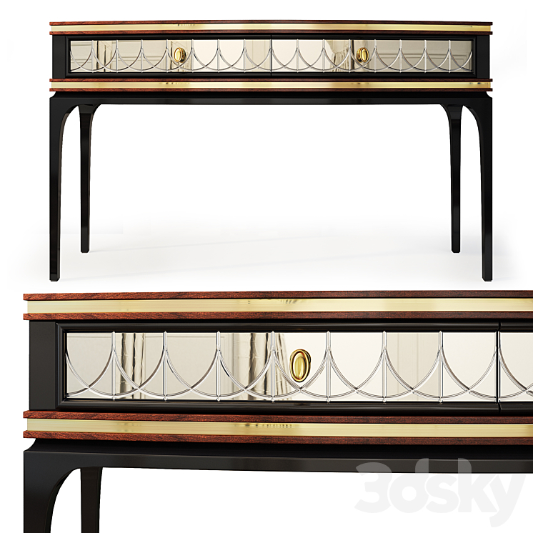 Chest and console Milano. Dresser console by Medusa Home 3DS Max - thumbnail 2