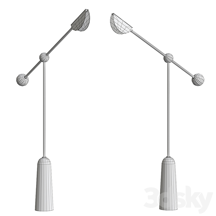 BALANCE - FLOOR LAMP 3D Model