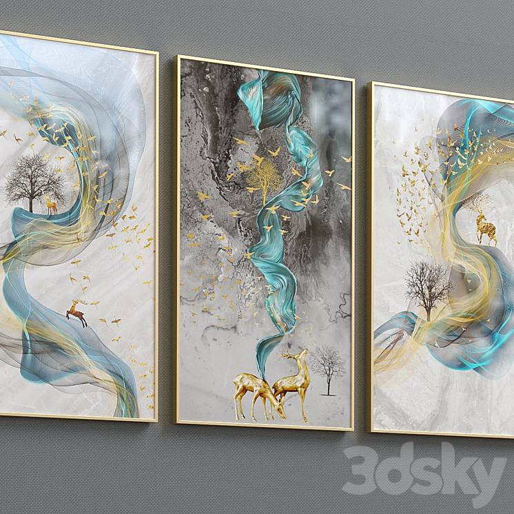 Framed Print P-8 3D Model