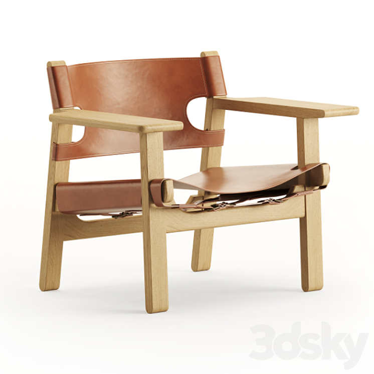 The Spanish Chair by Fredericia 3DS Max - thumbnail 1