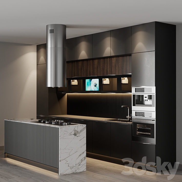 kitchen modern 19 3D Model