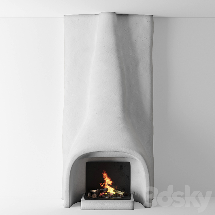 Shkrub fireplace 3D Model