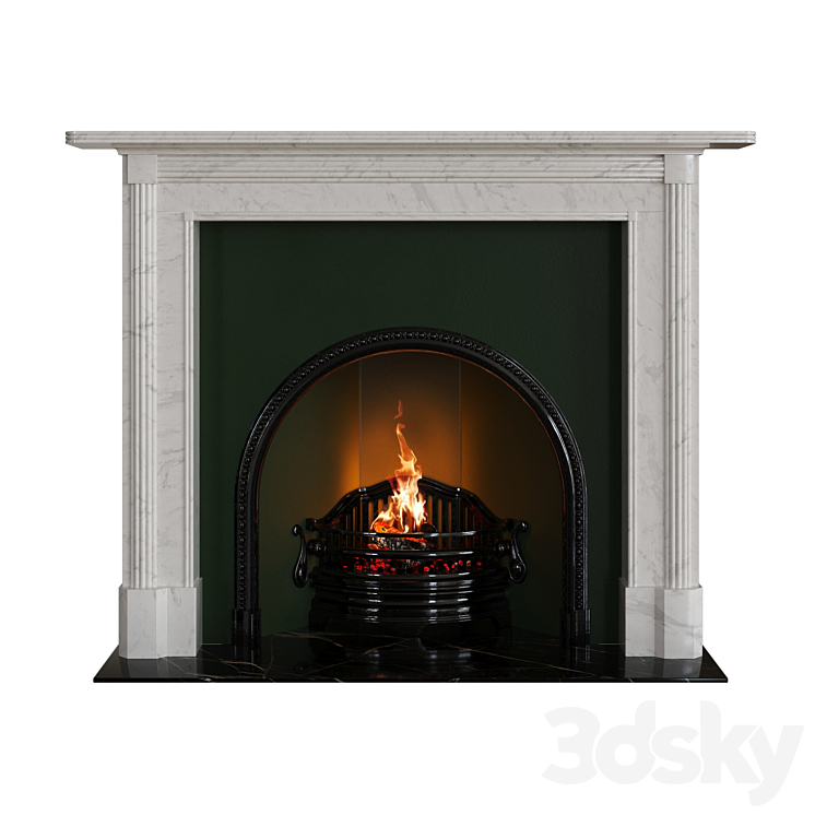 Chesneys The Albany Fireplace 3D Model