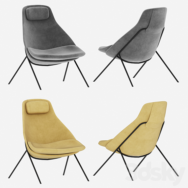 Morgan lounger 3D Model