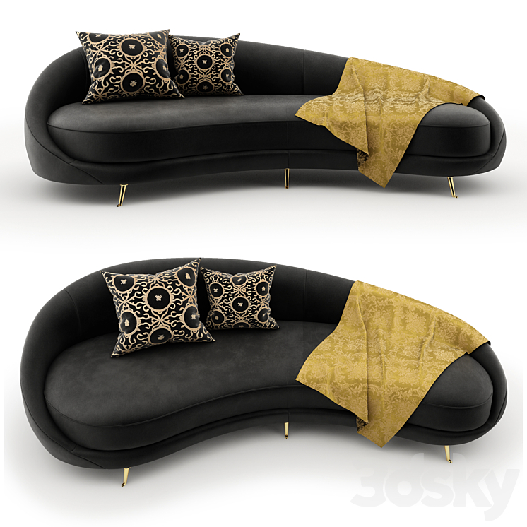 Eichholtz Sofa Esmeralda Sofa 3D model