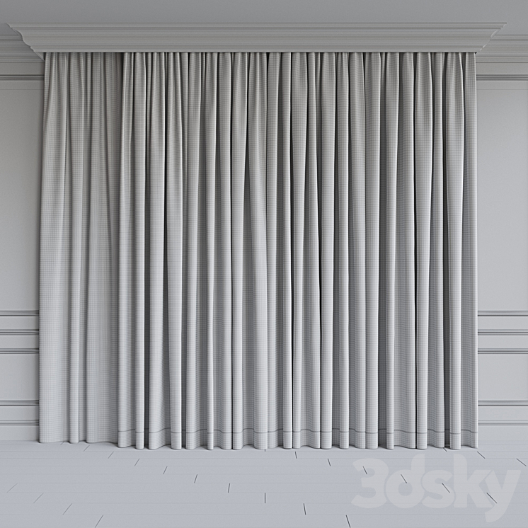 Set of portieres 45 3D Model