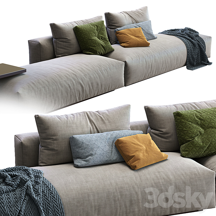 Indera Sofa Sintese 3D Model