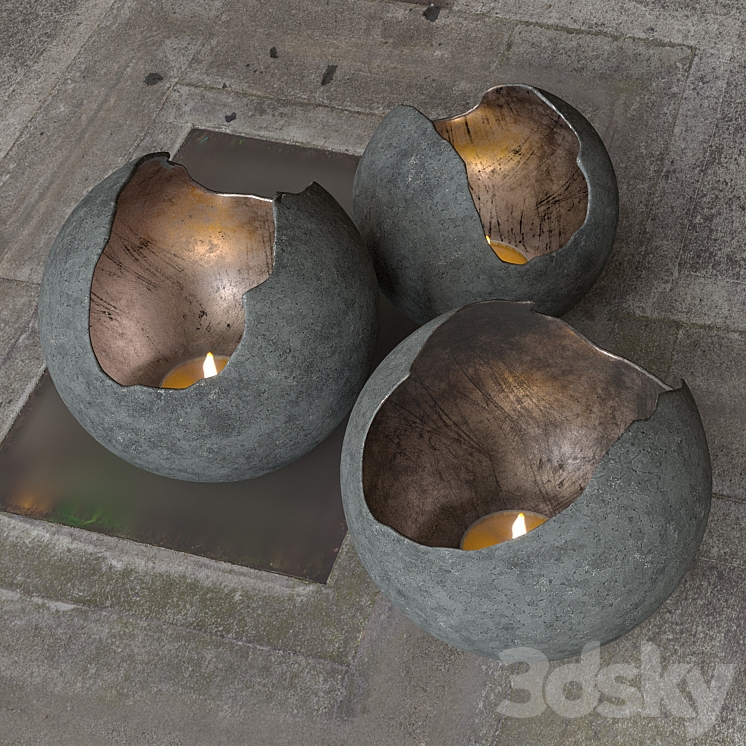Candle 3DS Max Model - thumbnail 1