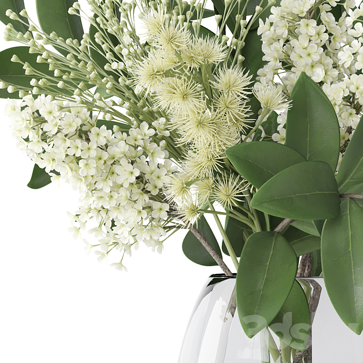 Bouquet of flowers in a vase 58 3DS Max Model - thumbnail 2