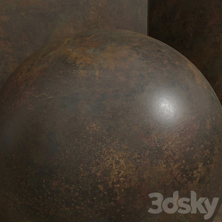 Material (seamless) - plaster concrete metal set 160 3D Model