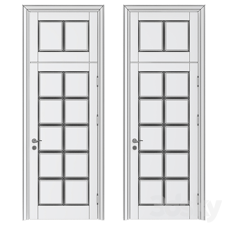 Premium door 82 3D Model