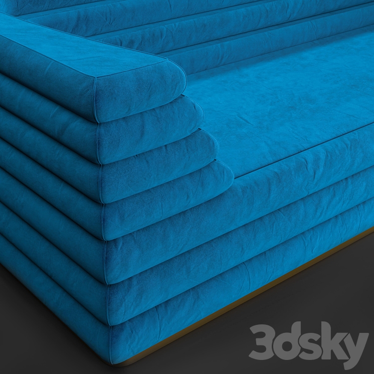 Loffa Set Sofa 1 3D Model