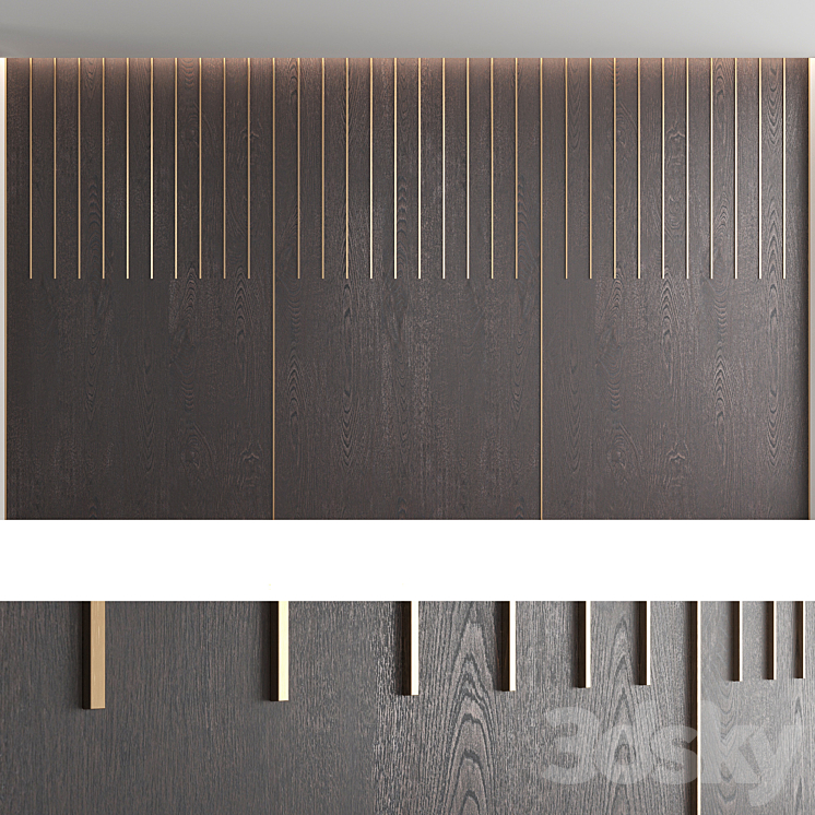 Decorative wall panel_set 20 3D Model