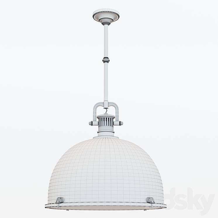 Yoke large pendant Pendant light 3D model