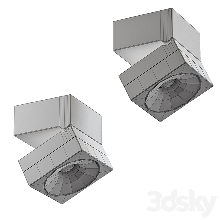 Light LED Spotlights No. 20 3D Model
